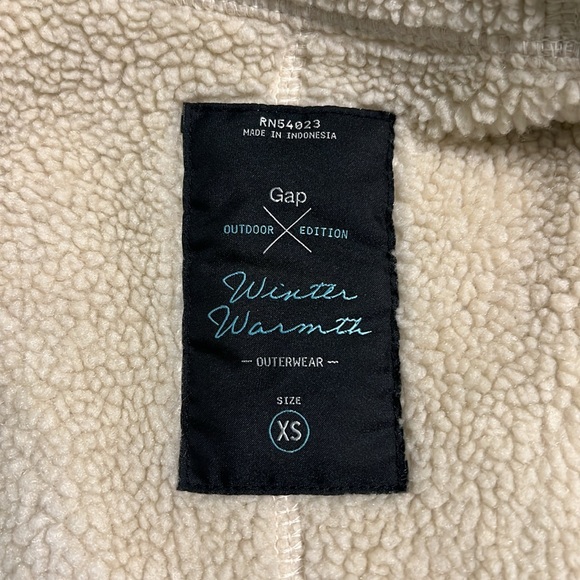 GAP Outdoor Edition Army Green Khaki Parka/Utility Jacket - Size XS - Picture 9 of 11